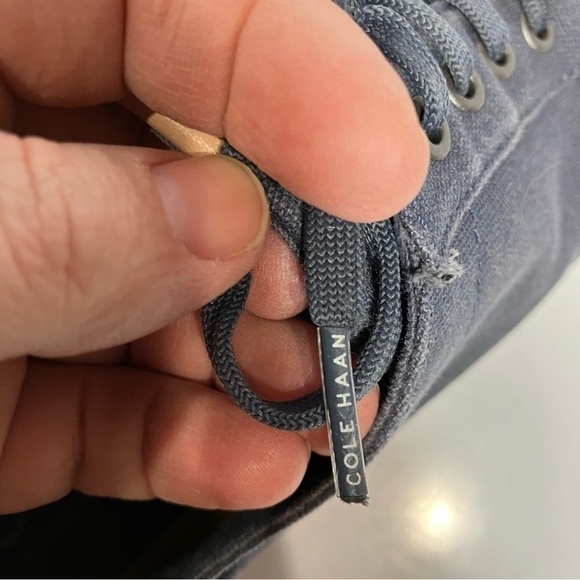 Cole Haan zero grand 360 blue canvas sneakers size 12 - Picture 6 of 8